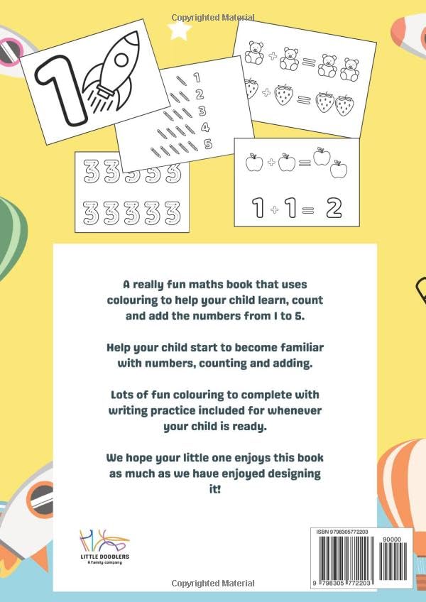 My first maths colouring adventure book - Image 2